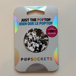 PopSocket Black and White Swappable Top